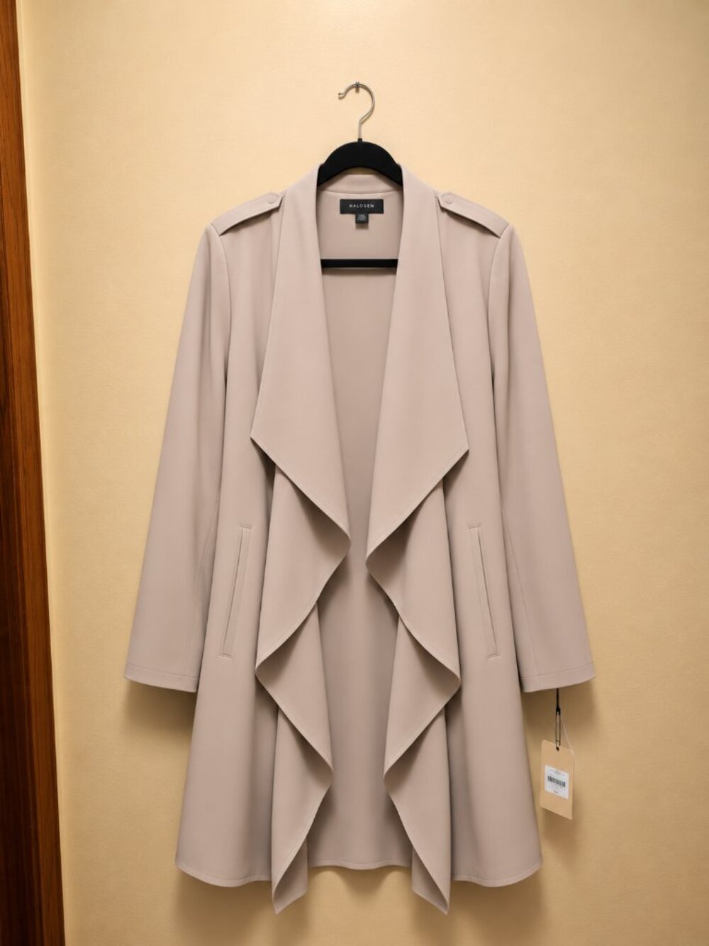 Halogen Draped Trench Coat – Women’s 2X – NWT